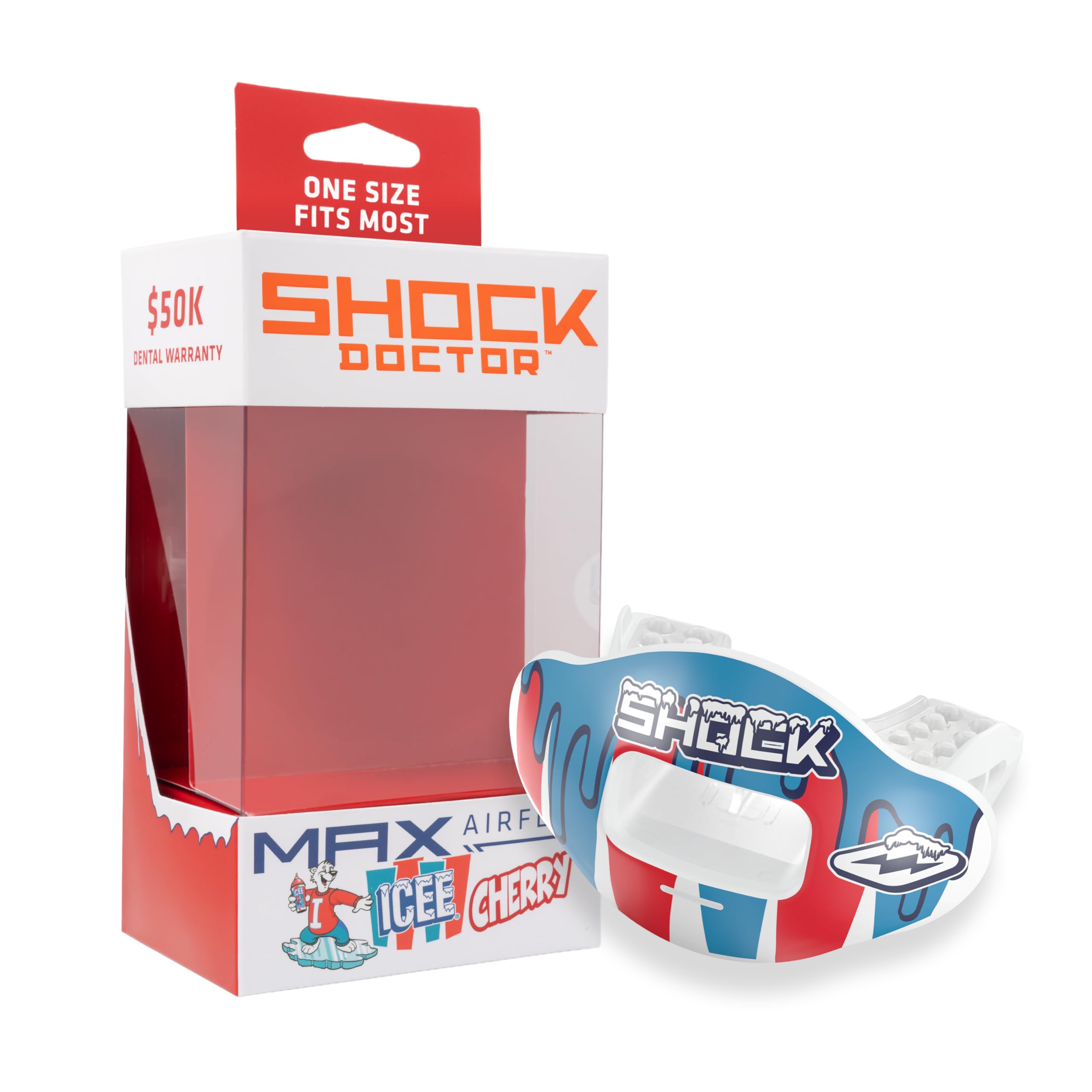 Amazon.com: Shock Doctor Max Air Flow Flavored Graphics ICEE Drip